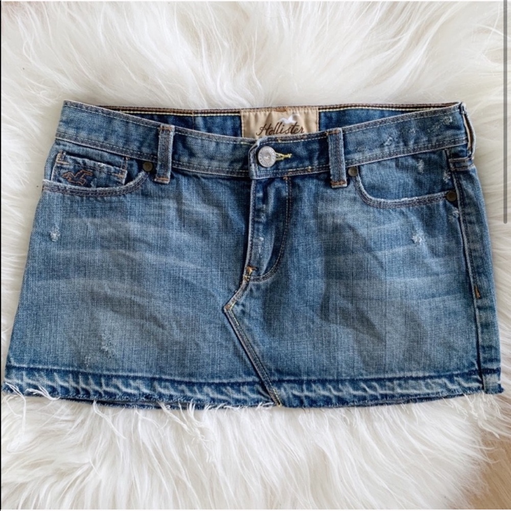 Hollister Denim Mini Skirt
